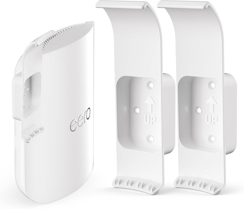 SENLEG eero Max 7 Wall Mount Bracket, Router Holder for eero Max 7 Tri-Band Mesh WiFi System, Hidden Cable Management - Save Space(2 Pack) - Image 1